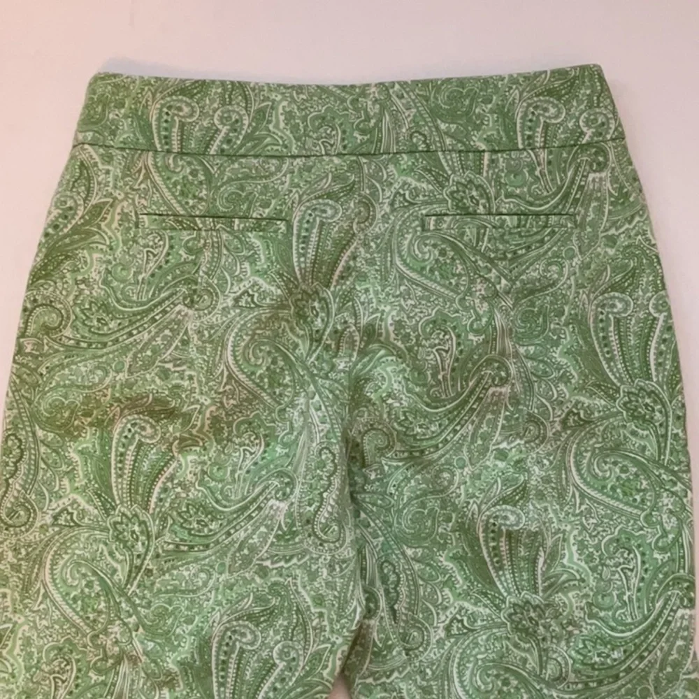 Talbots Printed Curvy Cropped Pants - Picture 6 of 8